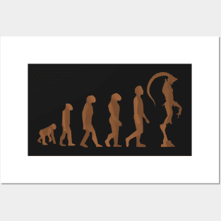 Evolution - Man to Alien Posters and Art